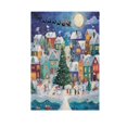 thumbnail image 5 of 12x18 inch Double-Sided Garden Flags Banners Vibrant Outdoor Decor for House Patio Outdoor Charming Christmas Scene, 5 of 6
