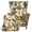 Deer Camo Bow Pattern, variant on Chririnla 2 Piece Washable Single-Seat Wingback Armchair Covers, Blue & White Floral Bird Branch Pattern Stretch Polyester Non-slip Wingback Chair Cover for Living Room Bedroom
