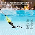 thumbnail image 3 of Cordless Pool Vacuum Cleaner for Above Ground Pool & In Ground Rechargeable Pool Vacuum Cleaner - 90 Mins Runtime, with 69" Telescopic Pole, Spa Vacuum for Hot Tub- Fast 3H Charge, 3 of 8