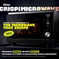 thumbnail image 3 of Ninja Crispi Microwave and Air Fryer with FusionCrisp, 14-in-1, 1000W, 0.9 Cu. Ft., Max Crisp, Roast, Bake, Broil, 8 Microwave Presets, Popcorn, Defrost, and more, MW101BK1 Black, 3 of 15