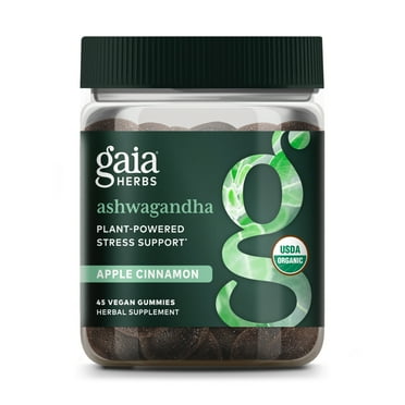 Gaia Herbs Organic Ashwagandha Gummies, 45 CT