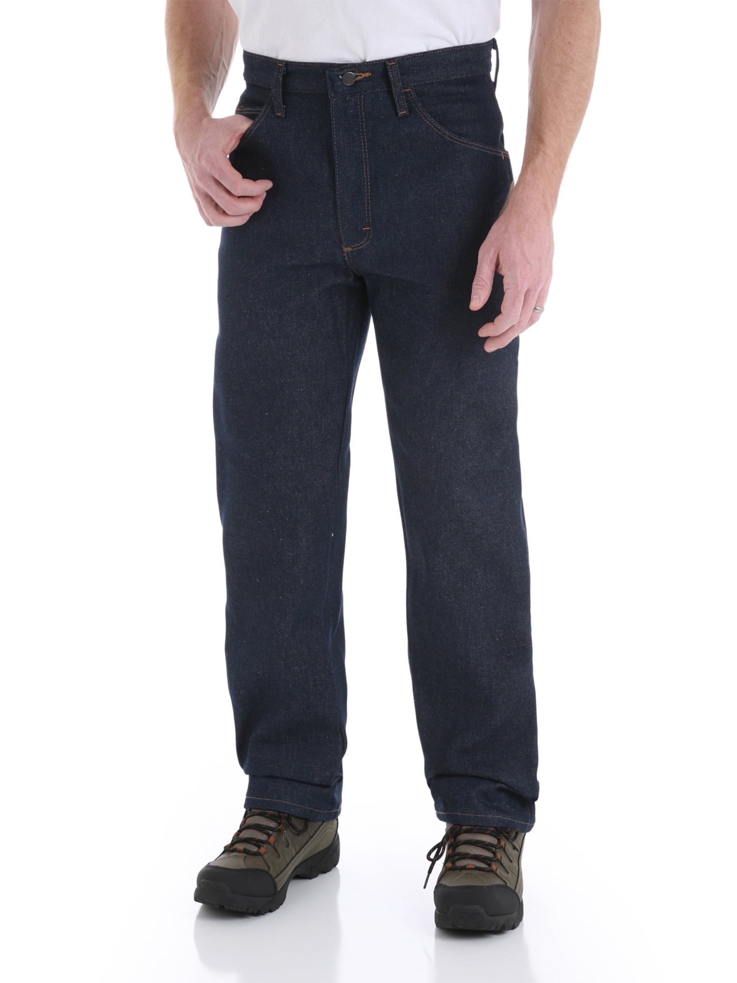 WRANGLER Durable Regular Fit & Bootcut as Texas Blau Herren Jeans Hose 