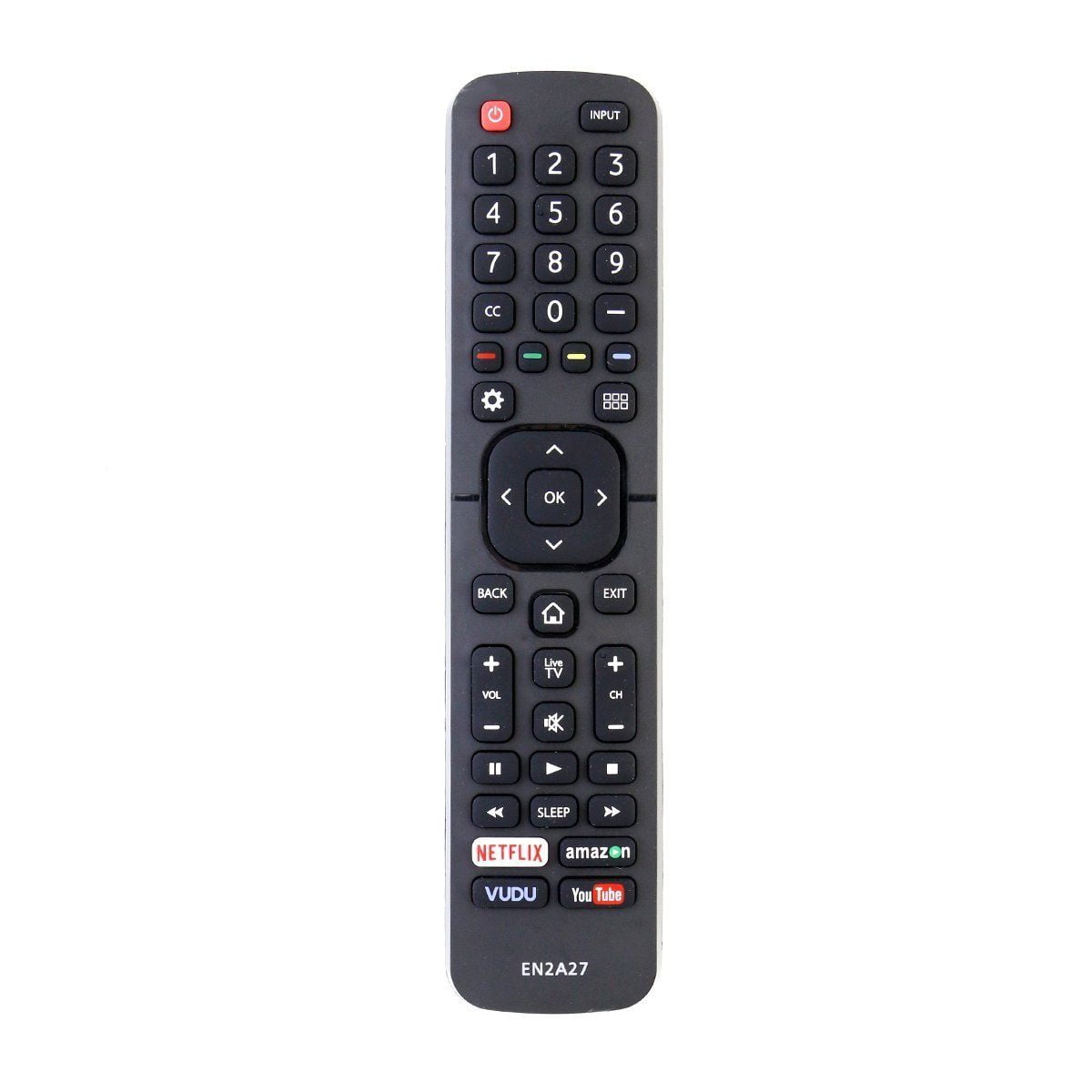 Hisense EN2A27 Replacement TV Remote Control for 40H5C 55H6B 55H5C