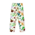 thumbnail image 5 of Goofa Floral Vintage Printed Soft Pajama Pants for Men, Wide Leg Comfy Casual Lounge Yoga Pants-XX-Large, 5 of 9
