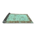 thumbnail image 2 of Ahgly Company Indoor Rectangle Oriental Light Blue Traditional Area Rugs, 7' x 9', 2 of 4