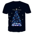 thumbnail image 3 of YanHoo Funny 3D Graphic Christmas Tshirts Big and Tall Short Sleeve Christmas Tee Xmas Tree Santa Novelty Holiday Tshirts Men Christmas Gifts 2023, 3 of 4