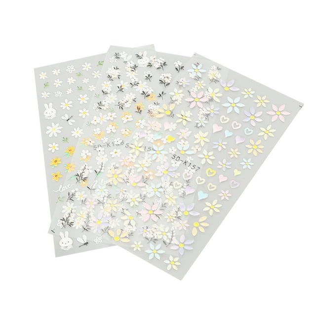 Pegatina Decorativa Para Uñas Autoadhesiva Bonita Pegatina Para Decoración De Uñas De Larga Duración Para Mujeres Para Refrigerador Para Vidrio ANGGREK Otros