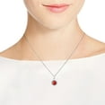 thumbnail image 6 of Vibrant Sunflower Red Coral Inlay .925 Sterling Silver Necklace, 6 of 6