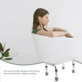 thumbnail image 3 of BEADCEST Tabouret de Bain Réglable en Hauteur pour Adultes Design Antidérapant Blanc, 3 of 8
