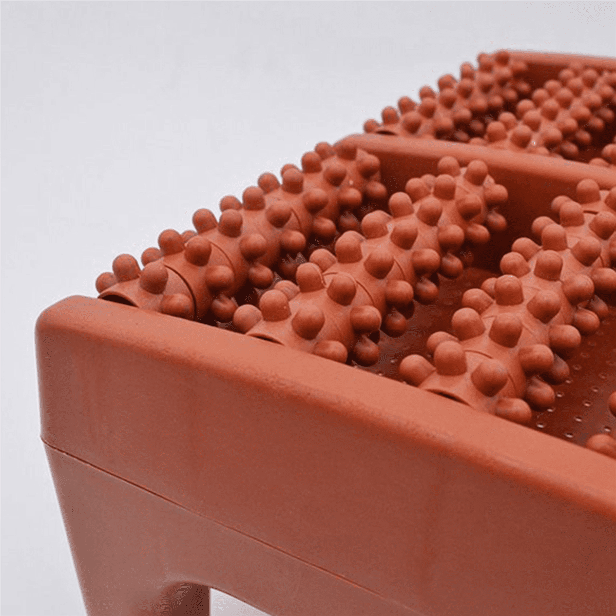 2X Foot Massager Foot Acupuncture Point Massage Cushion Plastic Wooden Roller Foot Massager A Foot Stool