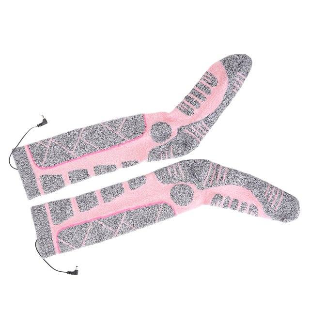 Feet Warmer Socks, 3 Gears Temperature Elastic Soft Electric Heating Socks Multi Functional Adjustable For Outdoor For Elderly