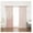 Dusty Pink,52"W x 84"L (Pack of 1), variant on Star Cutout Blackout Curtains - 2 Panels, Tulle Overlay, Silver Grommet, Thermal Insulated Window Treatments for Bedroom & Living Room (52x63, Mingreen)