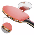 thumbnail image 3 of Raquetas Ping Pong Pelotas Pelotas Profesional Tenis De Mesa rojo, 3 of 5