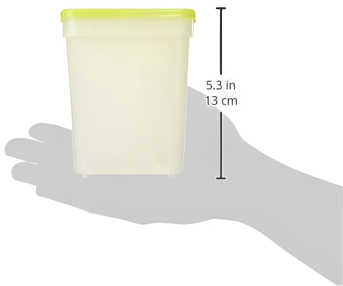 Arrow Home Products Food Storage Containers 04405 - Freezer Safe Plastic - 3 Pack, 1 Qt, Clear
