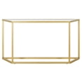thumbnail image 2 of Evelyn&Zoe Levi 55" Wide Trapezoid Console Table, Brass, 2 of 9