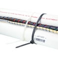 thumbnail image 2 of Secure Cable Ties 15 Inch Black UV Heavy Duty Cable Tie - 100 Pack, 2 of 3