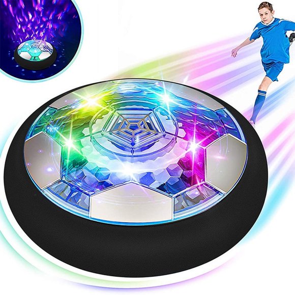 Kids Hover Soccer Ball Toys, Air Power Soccer Toy Led Outdoor Games Sports Soccer Ball School Supply Holiday Xmas Gifts for Boys Girls Students
