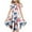 Z6-White-4th of july dress, variant on MKOSPLRT Summer Dresses for Girls 6-15 Years 4th of July Dress Flying Sleeve Crew Neck Swing Dress Funny Stars Graphic Tiered Dresses