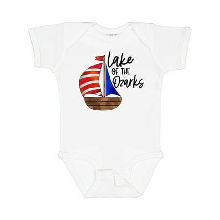 

Inktastic Lake of the Ozarks Sailboat Gift Baby Boy or Baby Girl Bodysuit