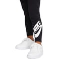 thumbnail image 4 of NIKE Children's Apparel Girls' Little Sportswear Graphic Leggings, Black, 6, 4 of 4