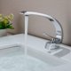 thumbnail image 1 of Grifo de lavabo de latón Neige-Arc, mezclador de lavabo de un solo orificio con cartucho cerámico y aireador extraíble, mezclador de lavabo para baño, 1 of 5