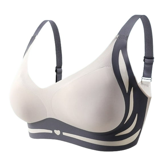 Sakmal Womens Sports Bras Wireless Running Womens Crop Tops M