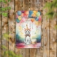 thumbnail image 2 of Happy Birthday to Manx Kitten Party Balloons Cake Vertical Metal Aluminum Sign Cat Lover Kitten Owner Gifts Wall Art Home Decor - 00027, 2 of 5