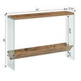thumbnail image 6 of Convenience Concepts SoHo Console Table with Shelf, Barnwood, 6 of 6