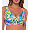 thumbnail image 4 of Printed Elsie Underwire Wrap Bikini Top Swimsuit, 4 of 6