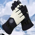 thumbnail image 3 of Durable High Quality Non-slip Polyester Plush Outdoor Waterproof Touchscreen Snow Gloves Riding Gloves Winter Warm Mittens Ski Gloves 1, 3 of 8
