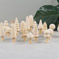 thumbnail image 3 of ColoMX 10pcs Juego de champiñones de madera de madera, 3 of 8