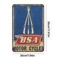 thumbnail image 4 of Placa Motocicletas Metal Vintage Pintura Hierro Rectangular Barra Pared 20x30cm, 4 of 9