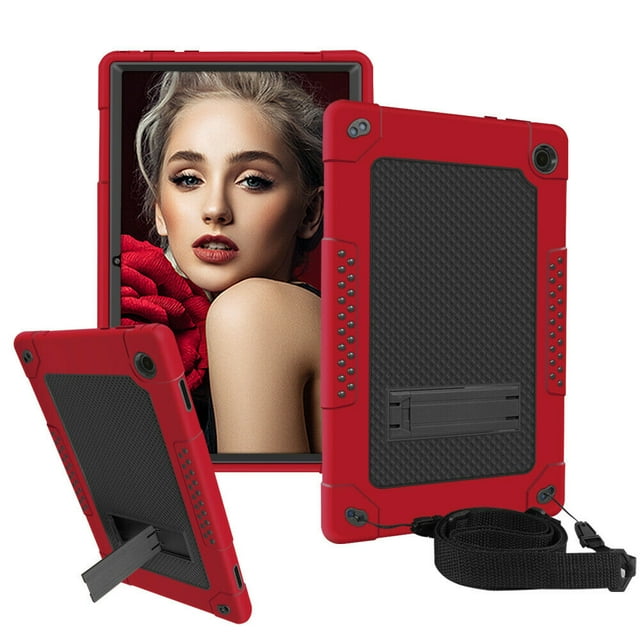 Mignova for Walmart Onn 11.6 Pro Case,Heavy-Duty Drop-Proof Shock-Resistant Kids Friendly Rugged Hybrid Protective case for Walmart Onn 11.6 Pro (Model:100043279) 11.6 inch Tablet(Red/Black)