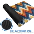 thumbnail image 6 of Long Mouse Pads for Desk,Orange Geometric Pattern Desk Mats on Top Of Desks, Desk Mouse Pad Extra Large with 3mm Non-Slip Base and Stitched Edge for Gaming,Office,Work,Home 31.5"x11.8", 6 of 6