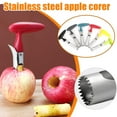 thumbnail image 2 of Apple Corer, Stainless Steel Kitchen Gadget Tool Fruit Seeder Core Remover Fruit Vegetable Tools Apple Pear Corer Easy Twist Fruits Tools Core Seed Remover, 2 of 9