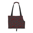 thumbnail image 2 of Xecao Red Ladybugs On Dark Background for Cat Carrier Small Dog Handbag: The Ideal Travel Companion for Your Pet, 2 of 8