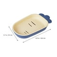 thumbnail image 4 of 4PCS Créatif Radis drainage Domestique double Couche Boîte à Savon, 4 of 6