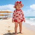 thumbnail image 2 of Miaoju Girls Swimsuit One Piece Size 12-14 Tummy Control Tankini Set Lightweight Cute Floral Print Girls Dress Up Clothes Girls' Swimwear with Print Shorts Cutout Adjustable Straps, 2 of 5