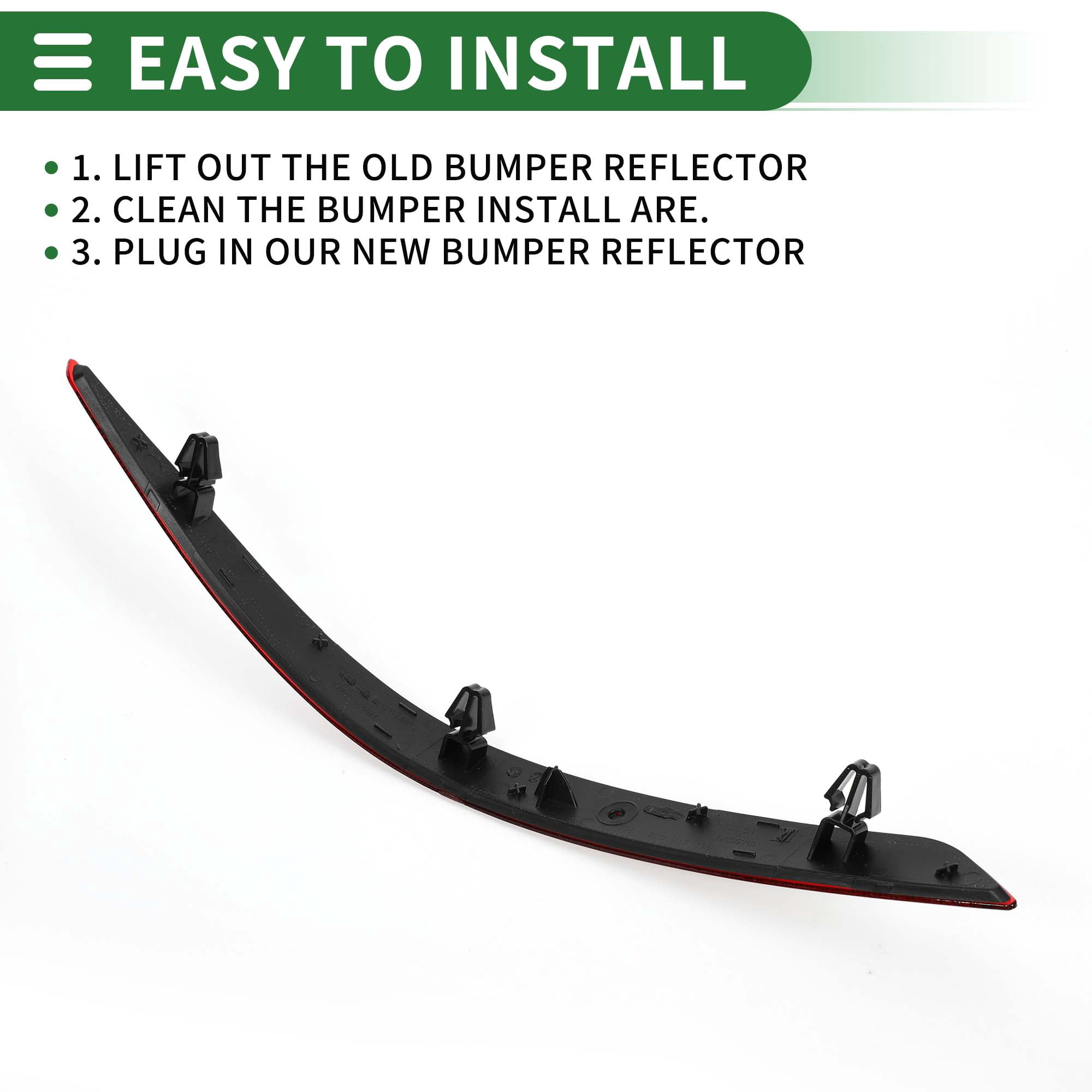 Unique Bargains Bumper Reflector Side Marker for Audi Q3 F3 2018-2022 No.83G945106