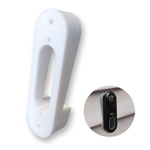 Revestimiento de vinilo Sactulaz, tablero Hardi, revestimiento de aluminio, placa de montaje de revestimiento de cedro para timbre Geeni Doorpeek Vedio con paquete de timbre, diseño de kit de cuña par