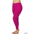 thumbnail image 2 of Zenana Women's High Waist Full Ankle Length Premium Thick Cotton Leggings, 2 of 2
