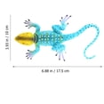 thumbnail image 2 of jojofuny Desktop Lizard Statue Lawn Ornament PVC Cognitive Development Enhancer for Children 1 Piece, 2 of 5