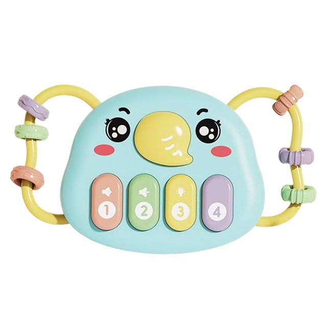 Juguetes Musicales Con Luces, Juegos Sensoriales, Bonita Para Niños Pequeños, Niñas, Niños, Piano Azul
