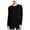 black, variant on Rachel Roy Womens Split-Sleeve Basic T-Shirt, Black, Small
