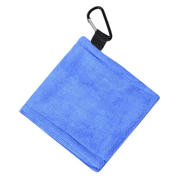 Serviette de Nettoyage pour Balles de Golf 14*14cm Microfibre Nettoyage club Accessoires de Sports Extérieurs Bleu