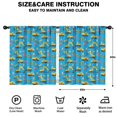 thumbnail image 2 of Blackout Kids Curtains,Excavator and No Entry Sign Blue Children's Insulated Curtains Set Of 2,Bedroom Essentials,Toddler Room Decor 52"x63", 2 of 5