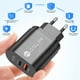 thumbnail image 5 of Cargador rápido USB C de 12 W con puerto PD + cargador rápido de pared con soporte, 5 of 8
