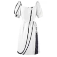 thumbnail image 6 of Black Pearls Sleeveless Dress womans clothing Dress vintage Woman clothes, 6 of 6