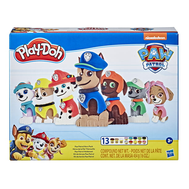 Play-Doh PAW Patrol Hero Pack, 13 Non-Toxic Colors, 16 Total Walmart.com