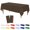 Brown, variant on Minzimin 2PCS  Rectangle Disposable Plastic Tablecloths 54 x 108 Inch Party Table Covers